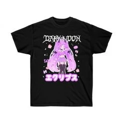 Printify Eclipse T-Shirt (Black)