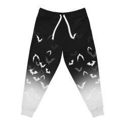 Printify White X Black Bat Sweatpants