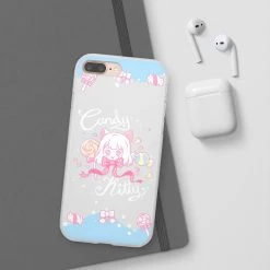 Printify Candy Kitty Phone Case (Blue) NEW
