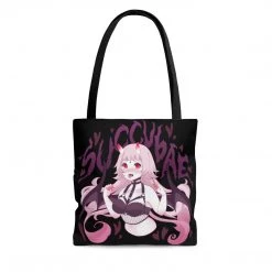Printify Succubae Tote Bag (Black) By Fawnbomb Home & Living