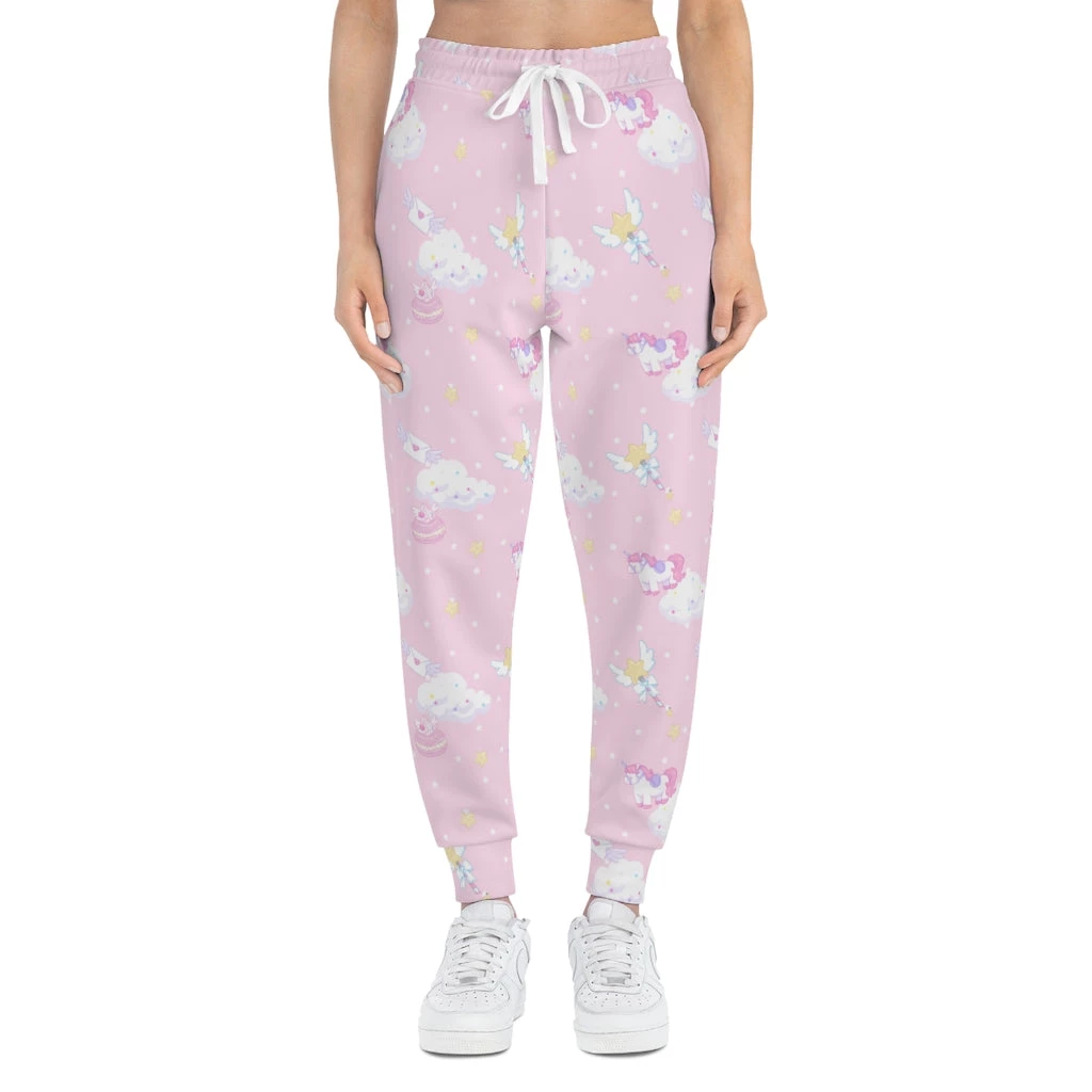 Printify NEW Mimi's Favourite Things Sweatpants (Pink) 5 Printify NEW Mimi's Favourite Things Sweatpants (Pink)