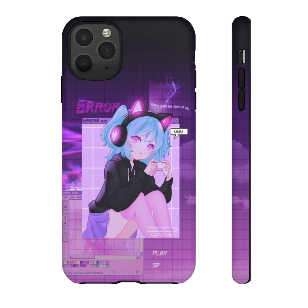 Printify Gigi The Gamer Girl Premium Phone Case Phone Cases 40 Printify Gigi The Gamer Girl Premium Phone Case Phone Cases