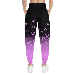 Printify NEW Pink X Black Bat Sweatpants