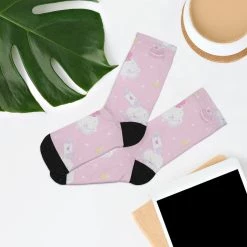 Printify NEW Mimi's Favourite Things Socks (Pink)