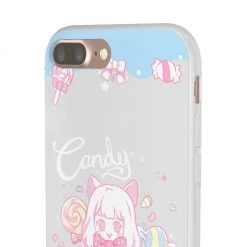 Printify Candy Kitty Phone Case (Blue) NEW
