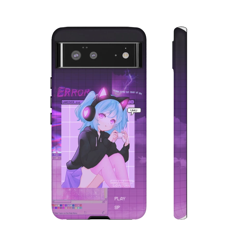 Printify Gigi The Gamer Girl Premium Phone Case Phone Cases 5 Printify Gigi The Gamer Girl Premium Phone Case Phone Cases