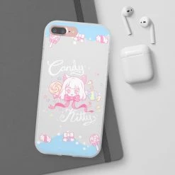 Printify Candy Kitty Phone Case (Blue) NEW