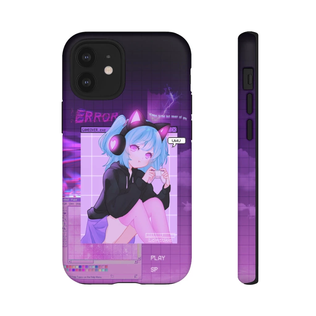 Printify Gigi The Gamer Girl Premium Phone Case Phone Cases 30 Printify Gigi The Gamer Girl Premium Phone Case Phone Cases