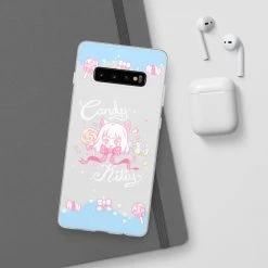 Printify Candy Kitty Phone Case (Blue) NEW