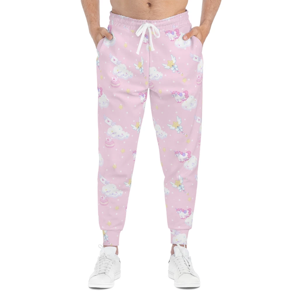 Printify NEW Mimi's Favourite Things Sweatpants (Pink) 3 Printify NEW Mimi's Favourite Things Sweatpants (Pink)