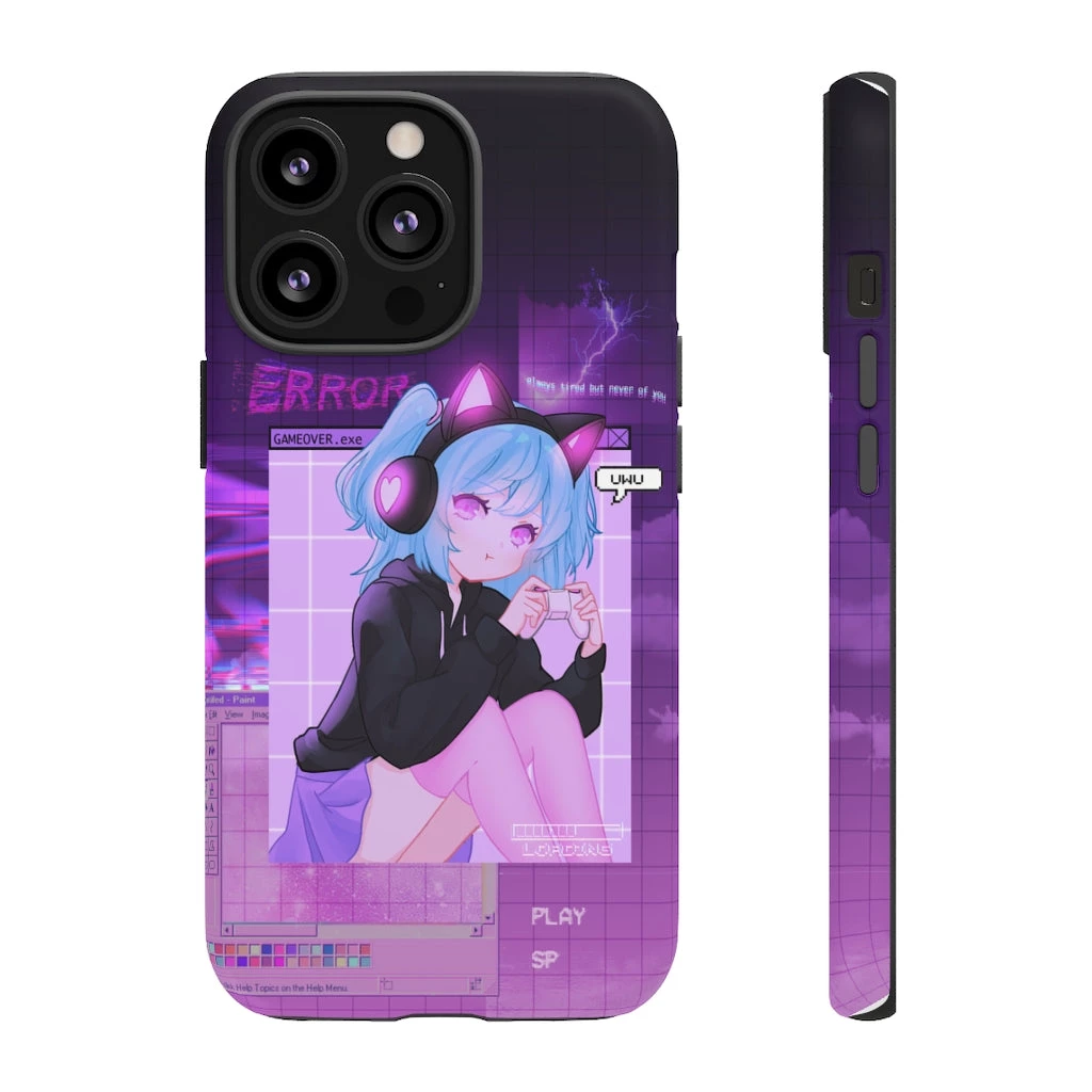 Printify Gigi The Gamer Girl Premium Phone Case Phone Cases 21 Printify Gigi The Gamer Girl Premium Phone Case Phone Cases
