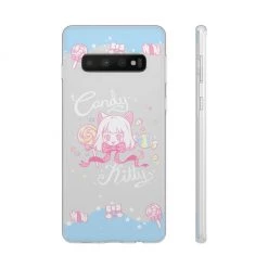 Printify Candy Kitty Phone Case (Blue) NEW