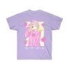 Printify Peachiie Girl T-Shirt (Lilac) By Fawnbomb