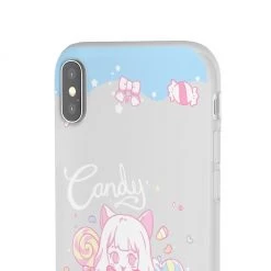 Printify Candy Kitty Phone Case (Blue) NEW