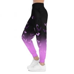 Printify NEW Pink X Black Bat Sweatpants