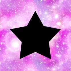 Peachiie Shop Black Star Insert Ita Jackets