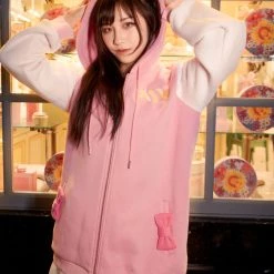Peachiieshop Candy Kitty Hoodie