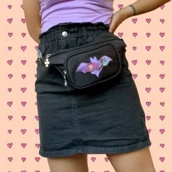 Peachiie Shop Pastel Goth Bat Ita Fanny Pack NEW