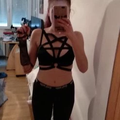 Aliexpress NEW WITCHY VIBES Pentagram Star Harness Bra