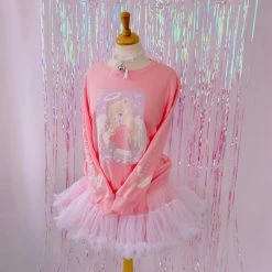 Peachiie Shop Mimi The Angel Sweater (Pink)