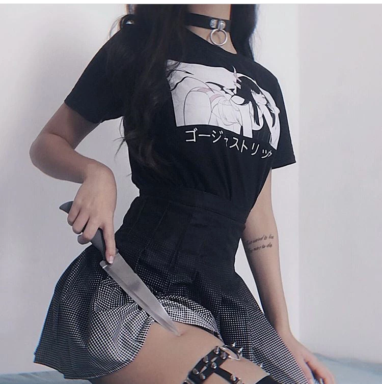 Printify NEW 'GORGEOUS TRICK' T-Shirt (Black) By Fawnbomb 8 Printify NEW 'GORGEOUS TRICK' T-Shirt (Black) By Fawnbomb