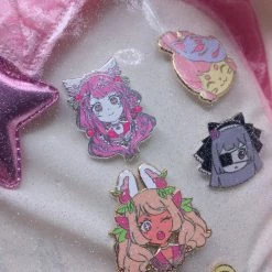 Peachiieshop Pink Heart Ita Jacket