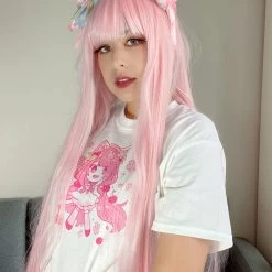 Printify Kawaii Springtime Sakura T-Shirt Apparel