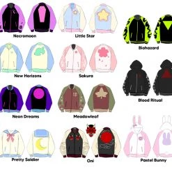 Peachiieshop Pink Heart Ita Jacket