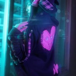 Peachiie Shop Gothic Bunny Ita Jacket Ita Jackets