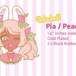 Peachiieshop NEW Fruity Cutie Hard Enamel Pins 45 Peachiieshop NEW Fruity Cutie Hard Enamel Pins