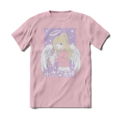 Printify Mimi The Angel T-Shirt (Pink) NEW