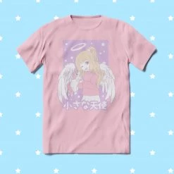 Printify Mimi The Angel T-Shirt (Pink) NEW