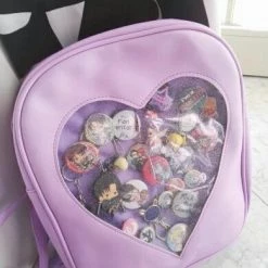 Peachiie Shop Kawaii Heart Ita Bag