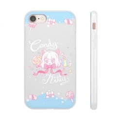 Printify Candy Kitty Phone Case (Blue) NEW