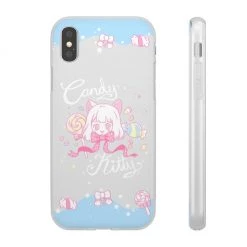 Printify Candy Kitty Phone Case (Blue) NEW