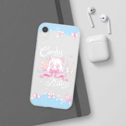 Printify Candy Kitty Phone Case (Blue) NEW