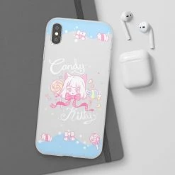 Printify Candy Kitty Phone Case (Blue) NEW