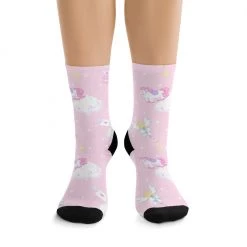 Printify NEW Mimi's Favourite Things Socks (Pink)