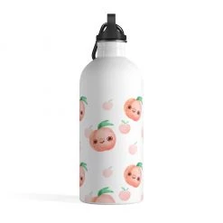 Printify I'm Just Peachiie Stainless Steel Water Bottle