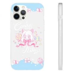 Printify Candy Kitty Phone Case (Blue) NEW
