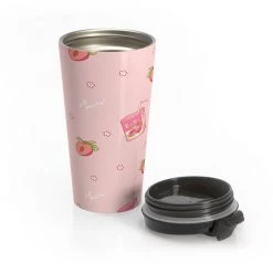 Printify Home & Living Just Peachy Travel Mug