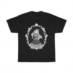 Printify // Milly Shapiro X Fawnbomb MIRROR Shirt (Black) NEW