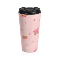 Printify Home & Living Just Peachy Travel Mug