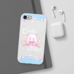 Printify Candy Kitty Phone Case (Blue) NEW