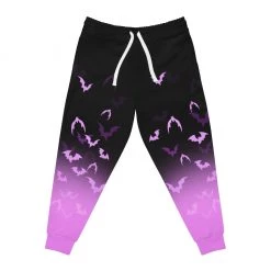 Printify NEW Pink X Black Bat Sweatpants