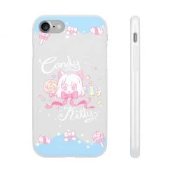 Printify Candy Kitty Phone Case (Blue) NEW