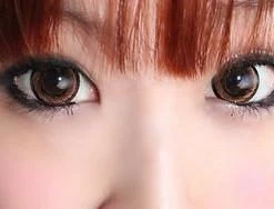 Peachiieshop Hanabi Brown Circle Lens