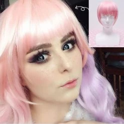 Peachiieshop Pastel Fairy Kei Clip In Bangs CLEARANCE
