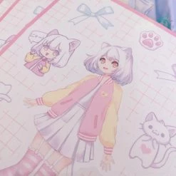 Peachiieshop Mieko A6 Sticker Sheet