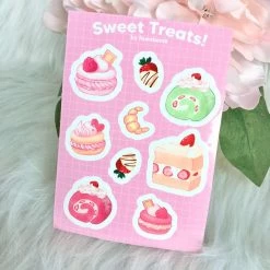 Peachiieshop Accessories SWEET TREATS A6 Sticker Sheet